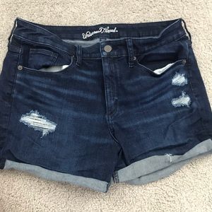Ripped Jean Shorts